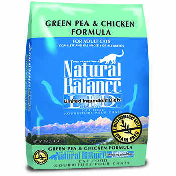 Natural Balance Limited Ingredient Diets Dry Cat Food Green Pea & Chicken Forumula 10 lb product detail number 1.0