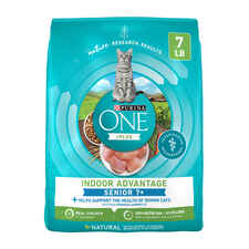 Purina ONE +Plus Indoor Advantage High Protein Senior 7+ Chicken Dry Cat Food-product-tile