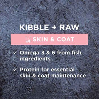 Instinct Raw Boost Skin & Coat Health Grain-Free Real Chicken Recipe High Protein Freeze-Dried Raw Dry Dog Food - 18 lb Bag