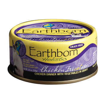 Earthborn Holistic Chicken Fricatssee Grain Free Wet Cat Food 5.5 oz Cans - Case of 24 product detail number 1.0