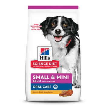 Hill's Science Diet Adult Oral Care Small & Mini Chicken Rice & Barley Dry Dog Food - 4 lb Bag product detail number 1.0