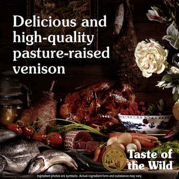 Taste of the Wild Pine Forest Canine Recipe Venison & Legumes Dry Dog Food - 14 lb Bag