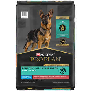Purina Pro Plan Puppy Large Breed Sensitive Skin & Stomach Salmon & Rice Formula Dry Dog Food 16 lb Bag product detail number 1.0