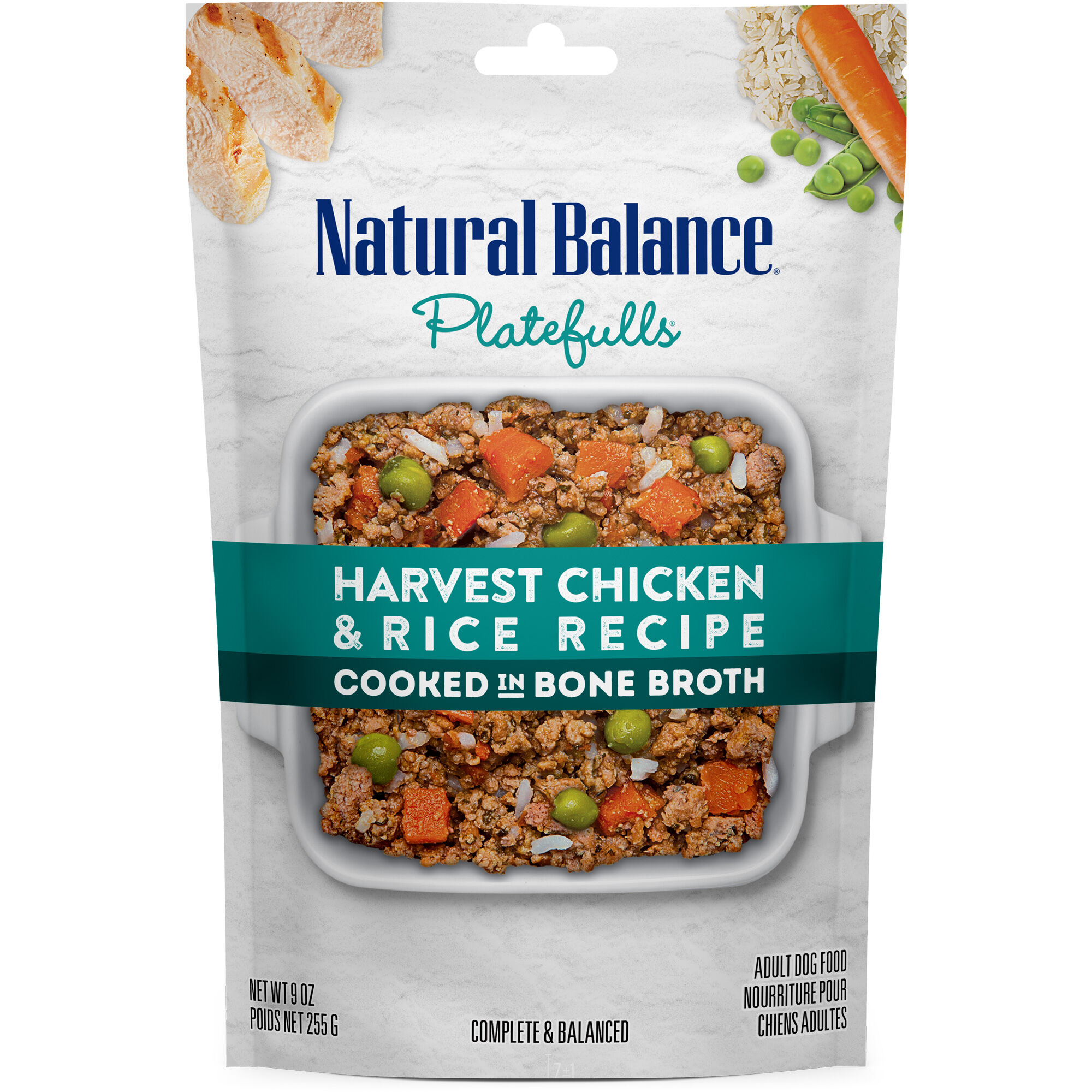 Natural Balance Platefulls Harvest Chicken & Rice Recipe Wet Dog Food