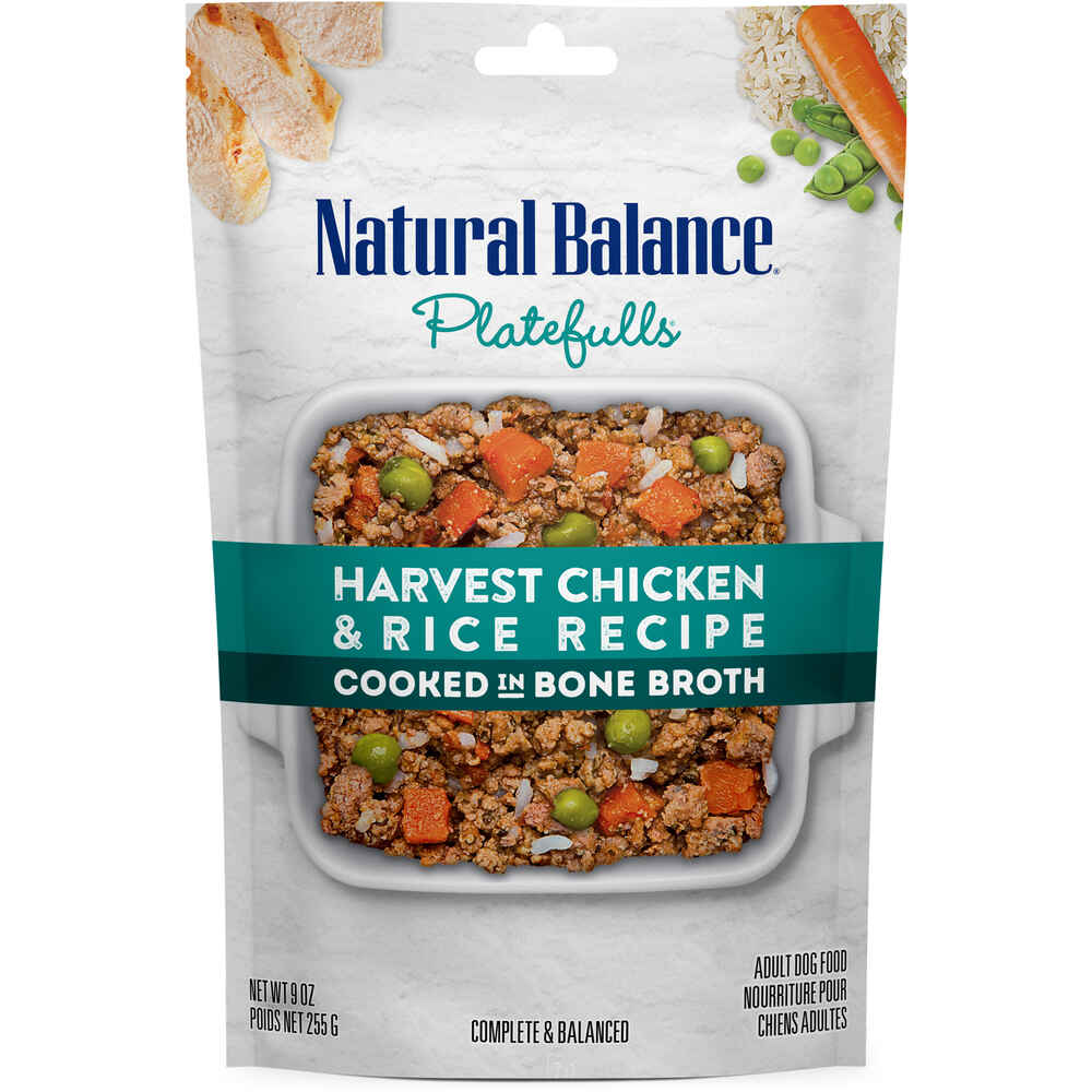 Natural Balance Platefulls Harvest Chicken & Rice Recipe Wet Dog Food