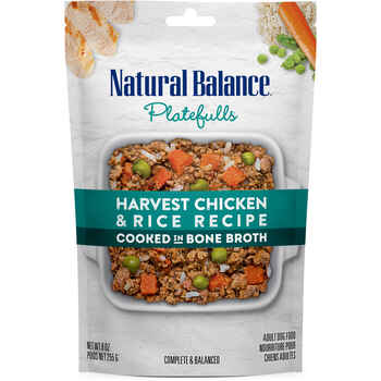 Natural Balance® Platefulls® Harvest Chicken & Rice Recipe Wet Dog Food 6 9oz pouches product detail number 1.0
