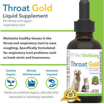 Pet Wellbeing Throat Gold for Dogs