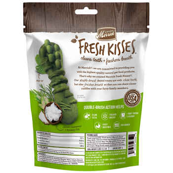 Merrick Fresh Kisses Grain Free Coconut Oil & Botanicals Dental Dog Treats