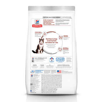 Hill's Science Diet Adult Hairball Control Chicken Recipe Dry Cat Food - 15.5 lb Bag
