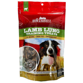 Bark & Harvest Dried Lamb Lung Training Treats 5oz Bag product detail number 1.0