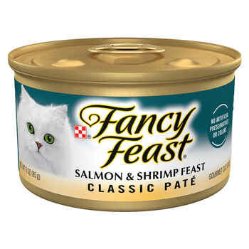 Fancy Feast Classic Pate Salmon & Shrimp Feast Wet Cat Food 3 oz. Can - Case of 24 product detail number 1.0