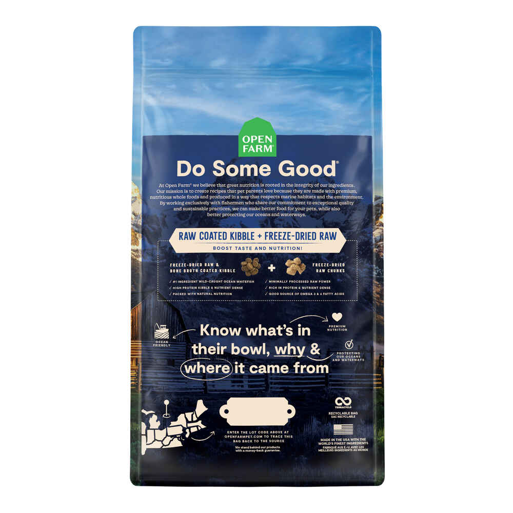 Open Farm RawMix Wild Ocean Recipe Grain Free Dry Cat Food