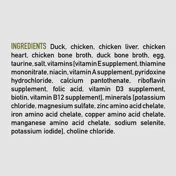 ORIJEN Duck + Chicken Entrée in Bone Broth Wet Cat Food 5.5 oz Can - Case of 12
