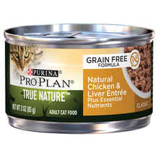 Purina Pro Plan True Nature Grain Free Adult Natural Chicken & Liver Entree Canned Cat Food-product-tile