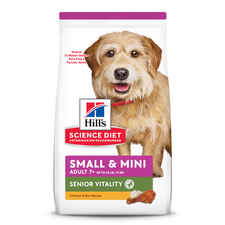 Hill's Science Diet Adult 7+ Senior Vitality Small & Mini Chicken Meal & Rice Dry Dog Food-product-tile