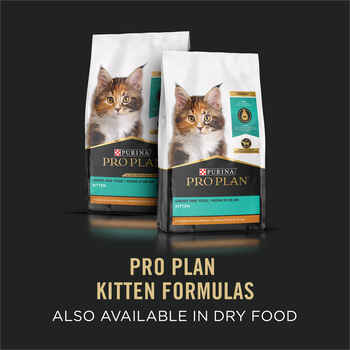 Purina Pro Plan Kitten Salmon & Tuna Entree Grain Free Classic Wet Cat Food 3 oz Cans (Case of 24)