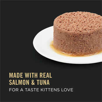 Purina Pro Plan Kitten Salmon & Tuna Entree Grain Free Classic Wet Cat Food 3 oz Cans (Case of 24)