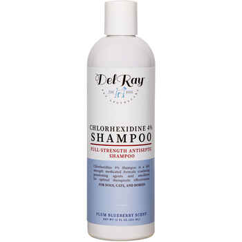 DelRay Chlorhexidine 4% Shampoo Plum/Blueberry, 12oz product detail number 1.0