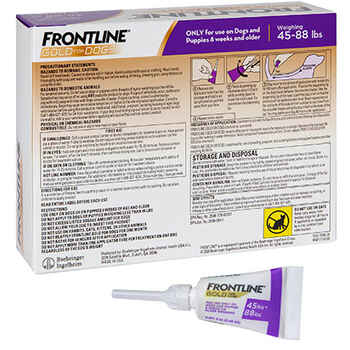 Frontline Gold 3 pk Dog X-large 89-132 lbs