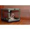 Sage Super Dog Crate with Cozy Bed Small 27"