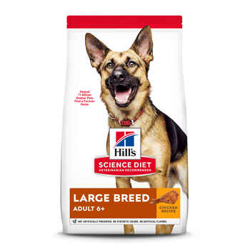 Hill's Science Diet Adult 6+ Large Breed Chicken Meal, Barley & Brown Rice Dry Dog Food - 15 lb Bag product detail number 1.0