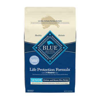 Blue Buffalo Life Protection Formula Senior Chicken & Brown Rice Recipe Dry Dog Food 15 lb Bag product detail number 1.0