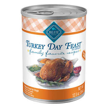 Blue Buffalo BLUE Family Favorite Recipes Adult Turkey Day Feast Wet Dog Food 12.5 oz Can - Case of 12 product detail number 1.0