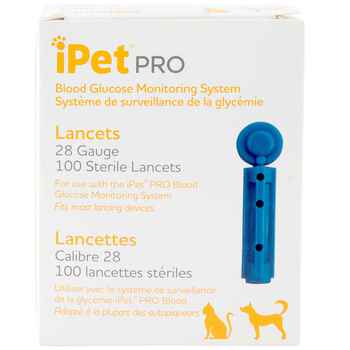 iPet PRO Blood Glucose Monitoring System Lancets 100 ct product detail number 1.0