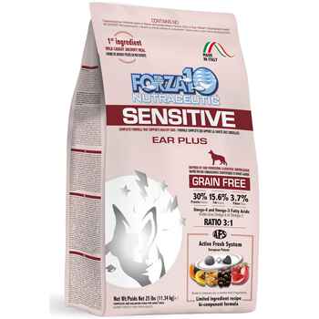 Forza10 Nutraceutic Sensitive Ear Plus Grain-Free Dry Dog Food 25lbs product detail number 1.0