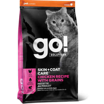 Petcurean Go! Solutions Skin + Coat Care Chicken Recipe Dry Cat Food 3 lb product detail number 1.0