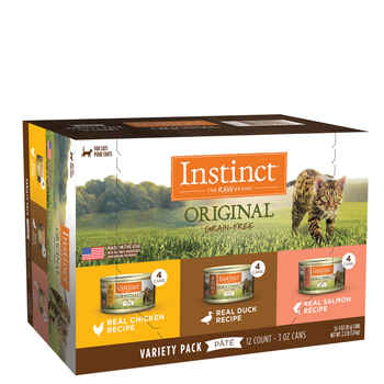 Instinct Original Grain-Free Recipe Variety Pack Wet Cat Food 3 oz Cans - Case of 12 product detail number 1.0