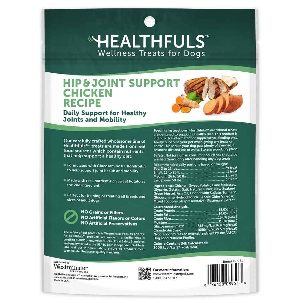 Healthfuls Hip & Joint Support Chicken Recipe Dog Treats