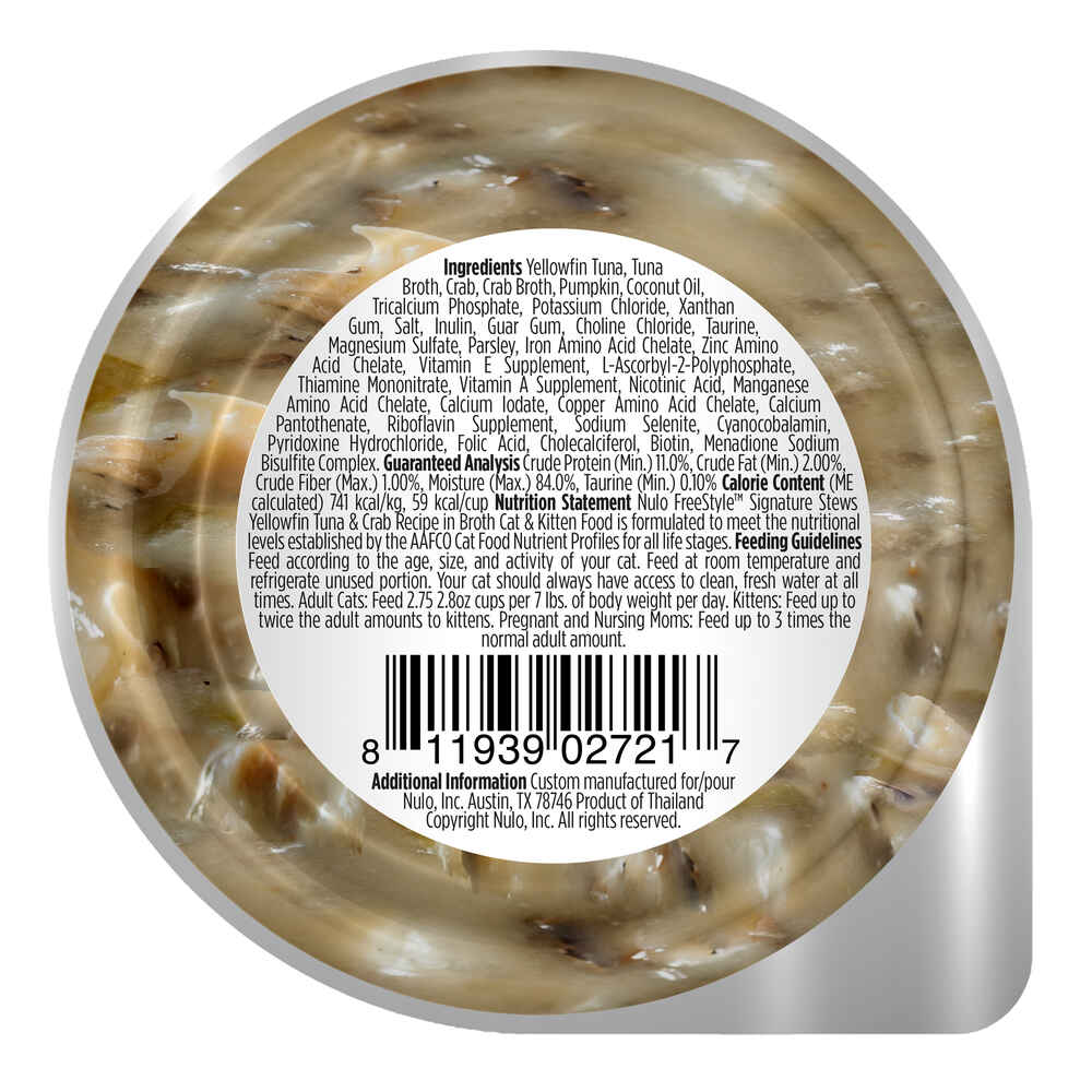Nulo Freestyle Tuna & Crab Stew Cat Food