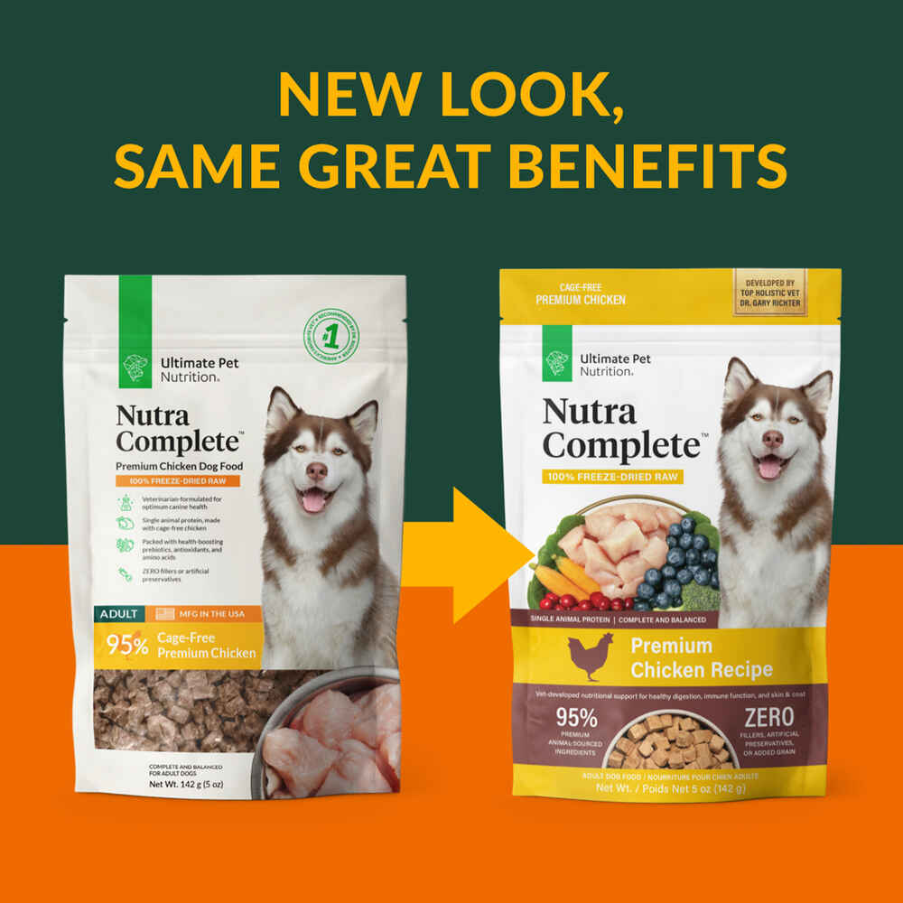 Ultimate Pet Nutrition Nutra Complete Freeze Dried Raw Chicken Dog Food