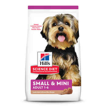 Hill's Science Diet Adult Small & Mini Lamb Meal & Brown Rice Dry Dog Food - 4.5 lb Bag product detail number 1.0