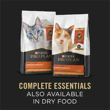 Purina Pro Plan Adult Complete Essentials Chicken & Rice Entree In Gravy Wet Cat Food 3 oz Cans (Case of 24)