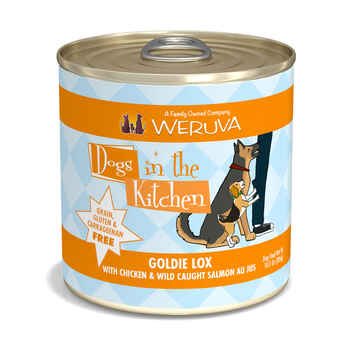 Weruva Dogs in the Kitchen Goldie Lox Grain Free Chicken & Salmon for Dogs 12 10-oz Cans product detail number 1.0