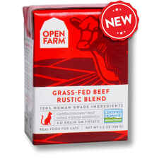 Open Farm Grain Free Grass Fed Beef Recipe Rustic Blend Wet Cat Food-product-tile