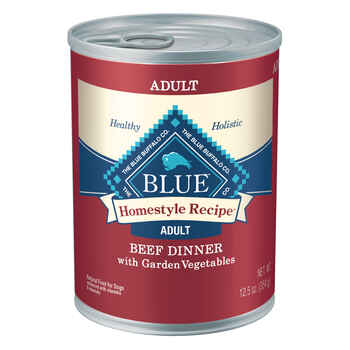 Blue Buffalo BLUE Homestyle Recipe Beef Dinner with Garden Vegetables Wet Dog Food 12.5 oz Can - Case of 12 product detail number 1.0