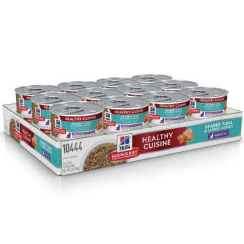 Hill's Science Diet Adult 11+ Senior Healthy Cuisine Seared Tuna & Carrot Medley Wet Cat Food - 2.8 oz Cans - Case of 24