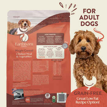Earthborn Holistic Weight Control Grain Free Dry Dog Food 4 lb Bag