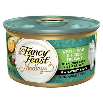 Fancy Feast Medleys White Meat Chicken Tuscany Wet Cat Food 3 oz. Cans - Case of 24 product detail number 1.0