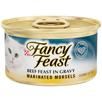 Fancy Feast Marinated Morsels Cat Food Beef Feast in Gravy 24 x 3 oz product detail number 1.0