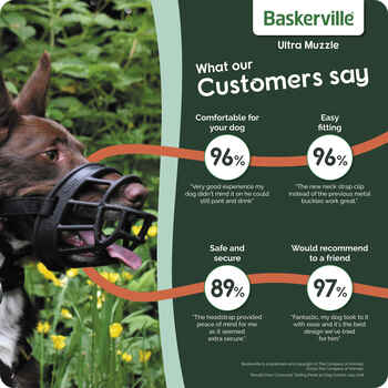 Baskerville Ultra Muzzle for Dogs Size 1