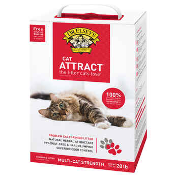 Dr. Elsey's Cat Attract Clumping Clay Cat Litter 20lb product detail number 1.0