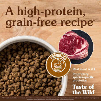 Taste of the Wild High Prairie Puppy Recipe Roasted Bison & Venison Dry Dog Food - 28 lb Bag