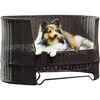 Refined Canine Modern Luxury Wicker Outdoor Dog Day Bed