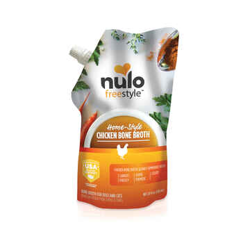 Nulo FreeStyle Chicken Bone Broth Dog and Cat Food Topper 20 oz Pouch Case of 6 product detail number 1.0