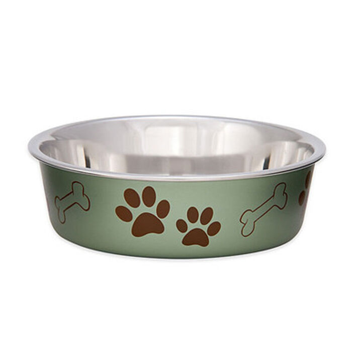 Loving Pets Bella Bowl Non-Slip Stainless Steel Pet Bowl
