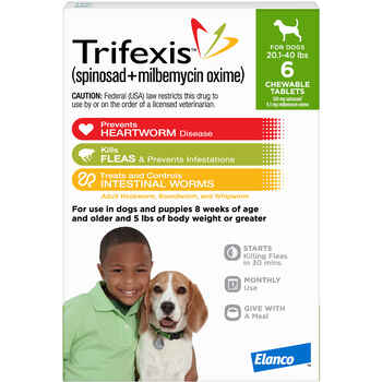 Trifexis 6pk Dog 20.1-40 lbs product detail number 1.0